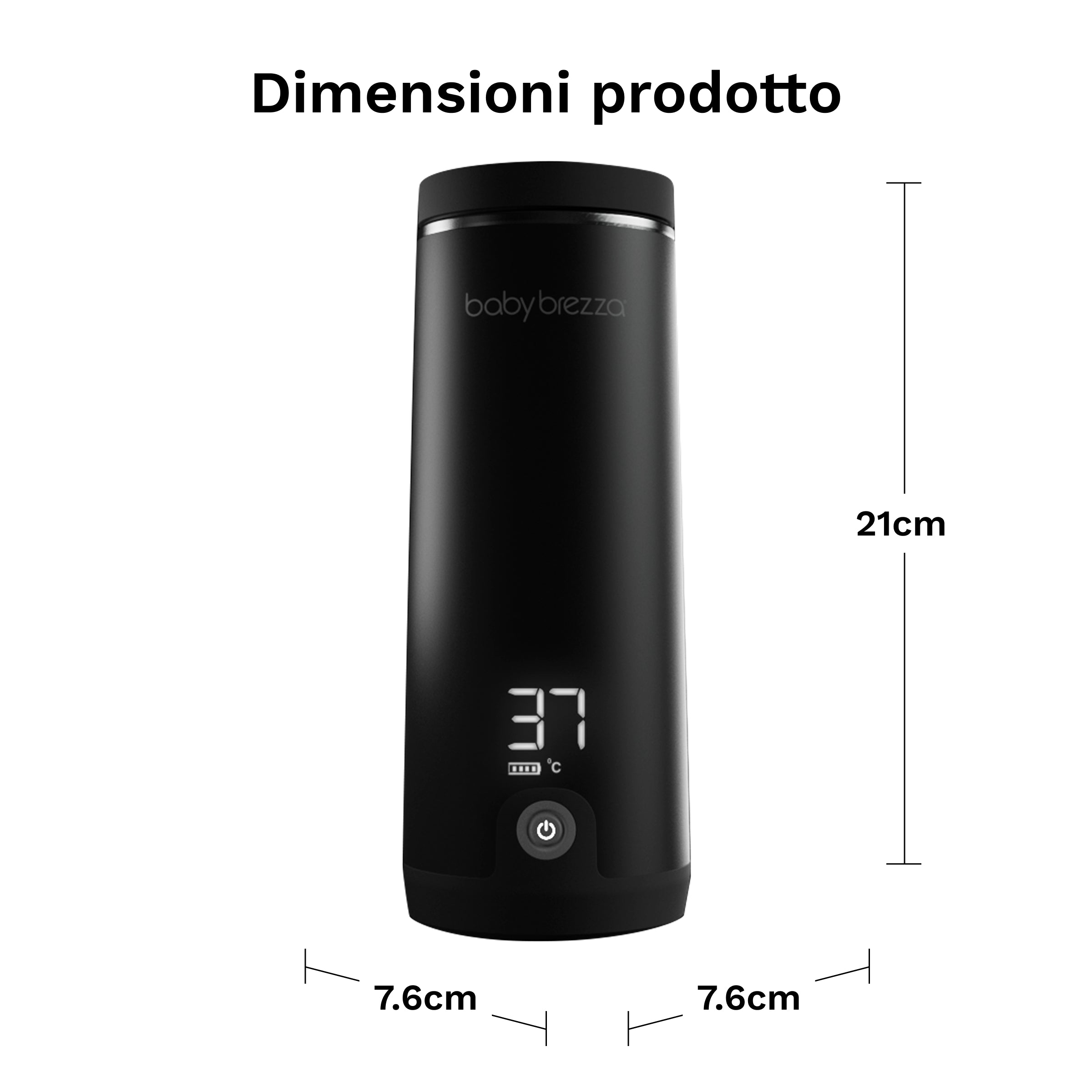 Baby Brezza Scaldabiberon Portatile Superfast – Scalda il Latte in 3 Minuti
